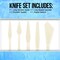 5-Piece Plastic Palette Knife Set for Acrylic Painting - Paint Spatula Tools for Oil, Canvas Art - Painting Knives for Mixing, Texturing - Pallet Knives for Art & Cake Decorating